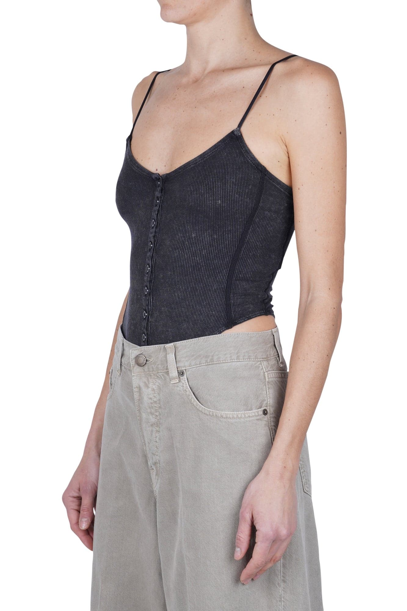 DIESEL - Top - 470066 - Nero da donna in Canotte e top Drestige - Casamassima, commercioVirtuoso.it