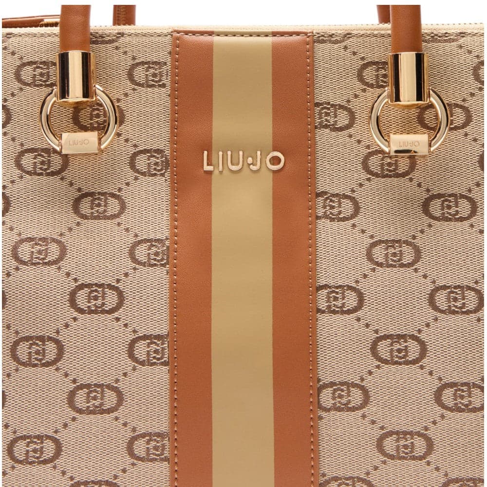 Liu Jo borsa a mano contracolla satchel beige linea Manhattan AA5008T3846 Borse Liu Jo