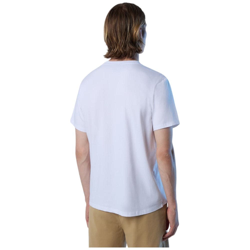 North Saisl t-shirt bianca Basic Stretch 692981 in T-shirt Prodotti di Classe - Nocera Superiore, commercioVirtuoso.it