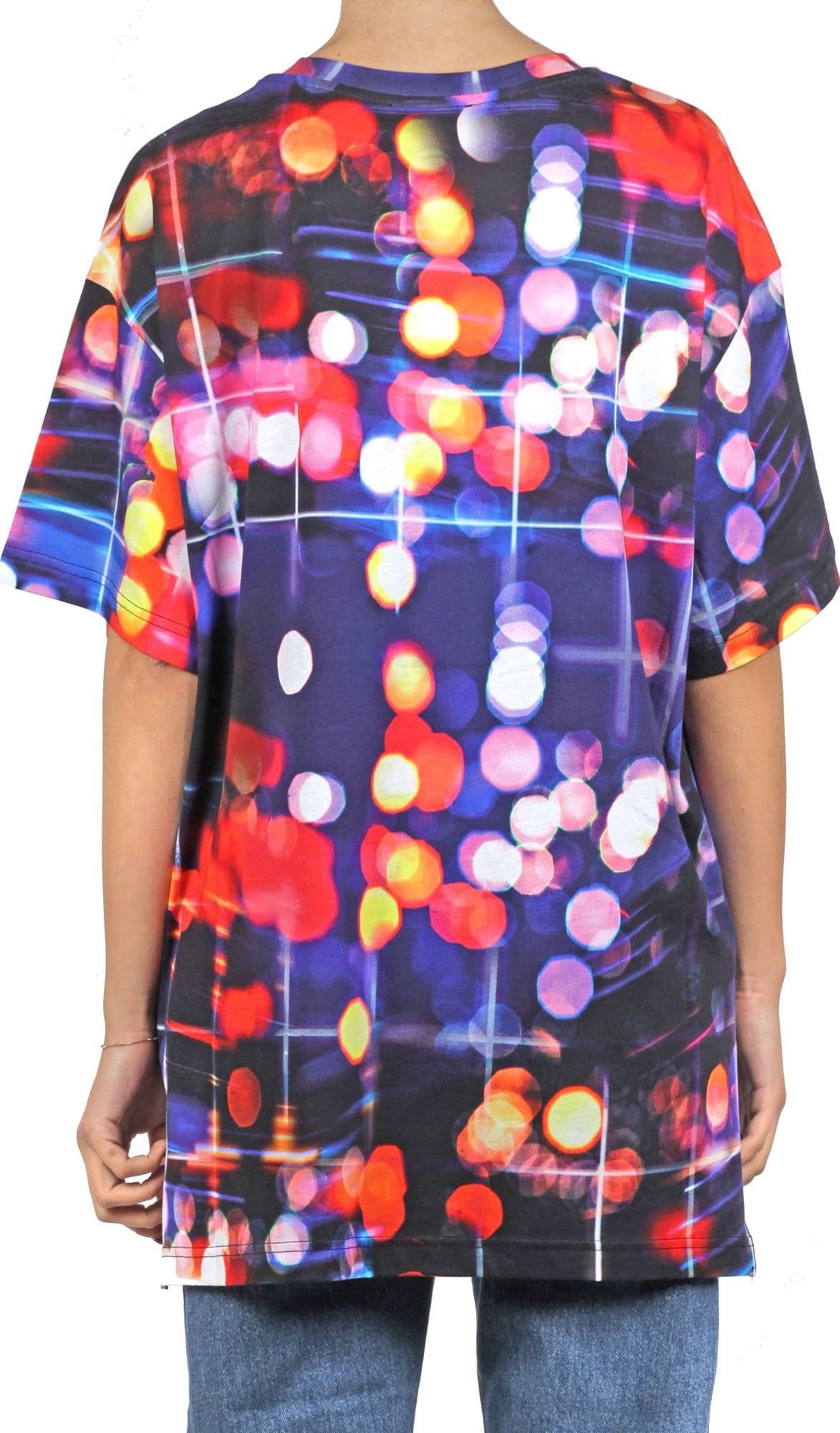 MO5CH1NO JEANS - MOSCHINO MO5CH1NO JEANS - Moschino - T-shirt - 421600 - Multicolor da donna in T-shirt Drestige - Casamassima, commercioVirtuoso.it