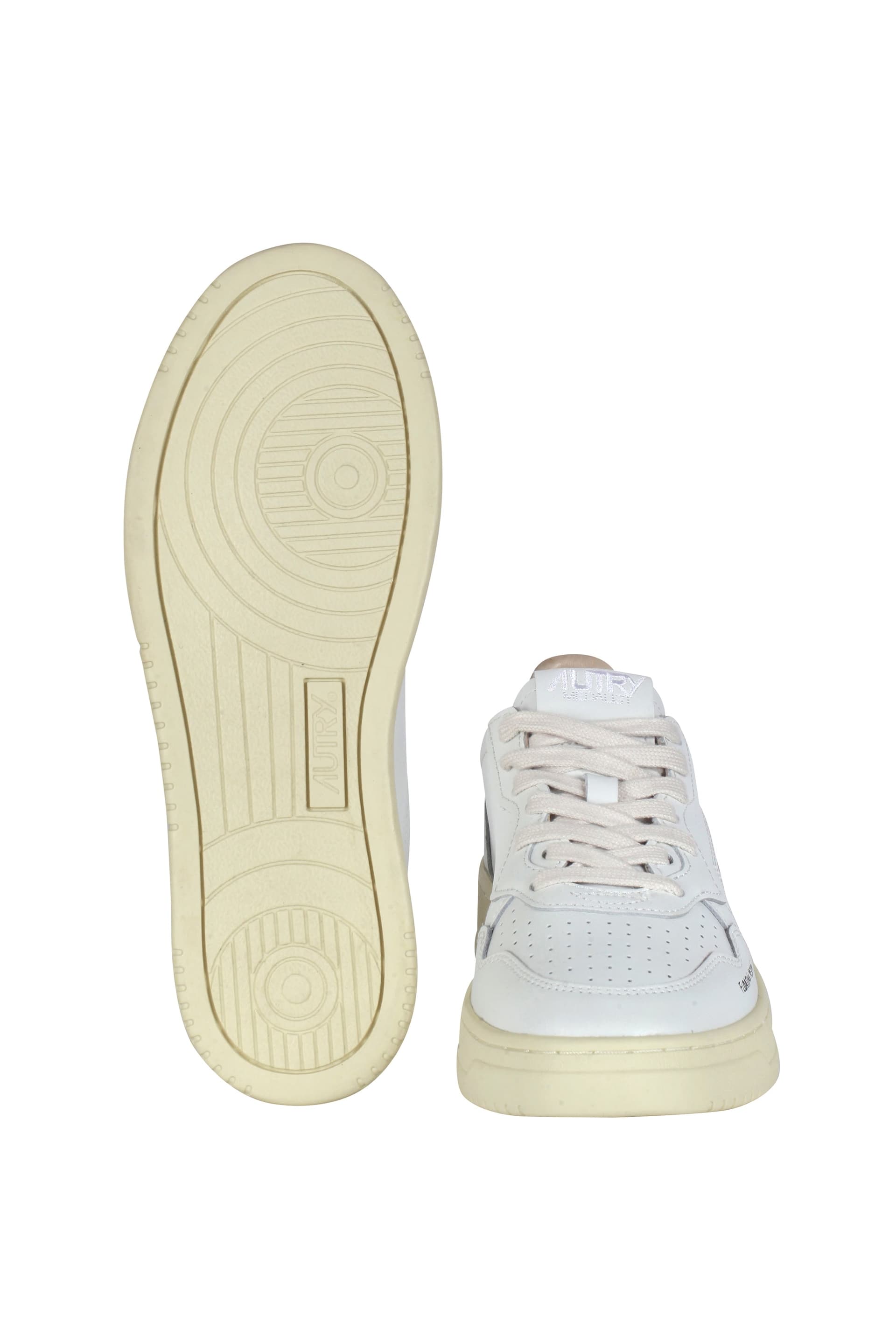 AUTRY Autry - Sneakers - 470534 - Bianco/Pesca da donna in Sneaker casual Drestige - Casamassima, commercioVirtuoso.it