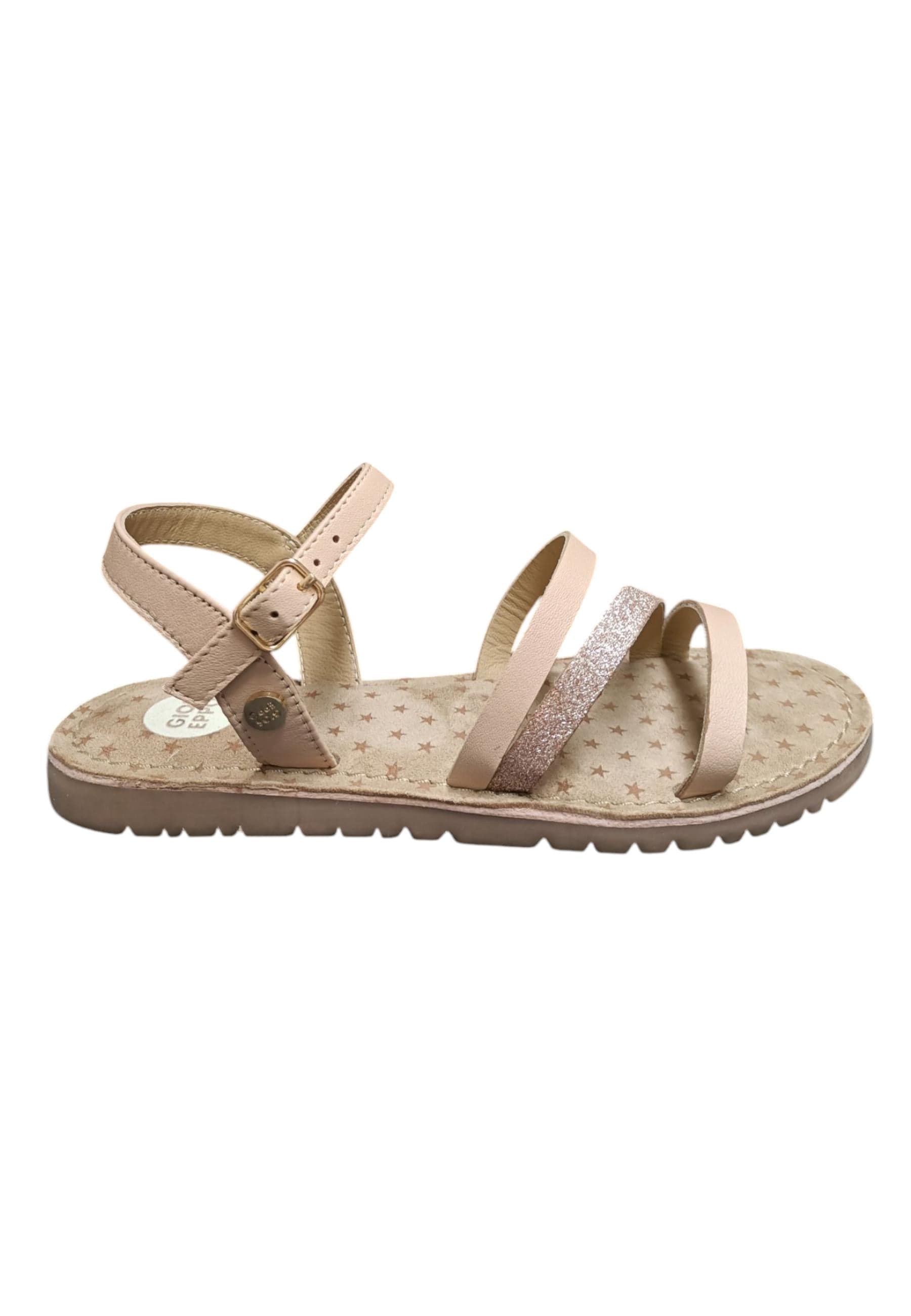 Sandalo bambina Gioseppo Vershire rosa pelle fibbia comfort elegance - 6