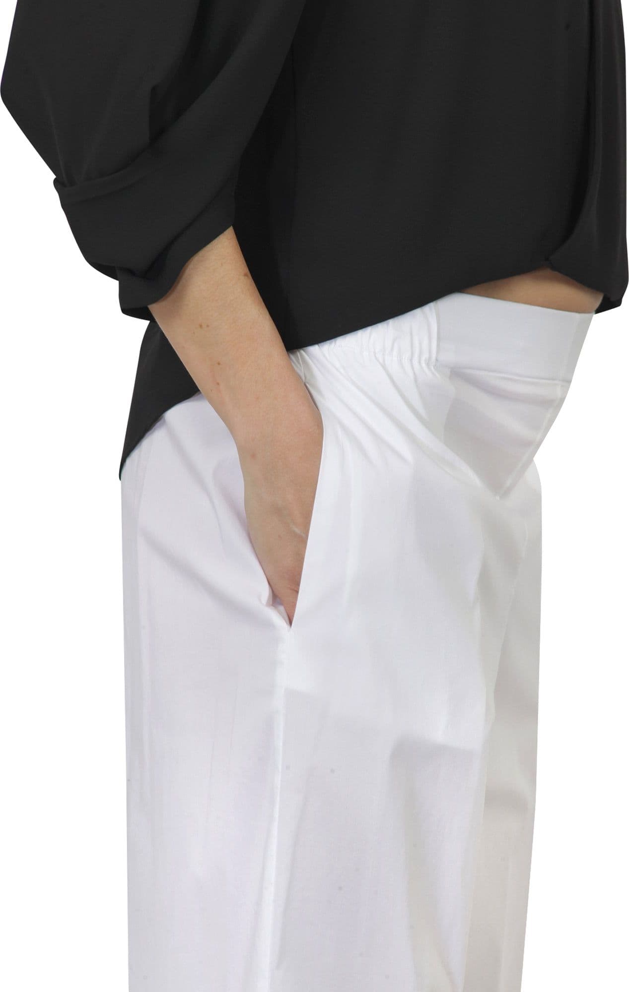 Liviana Conti - Pantalone - 450548 - Bianco da donna in Pantaloni Drestige - Casamassima, commercioVirtuoso.it