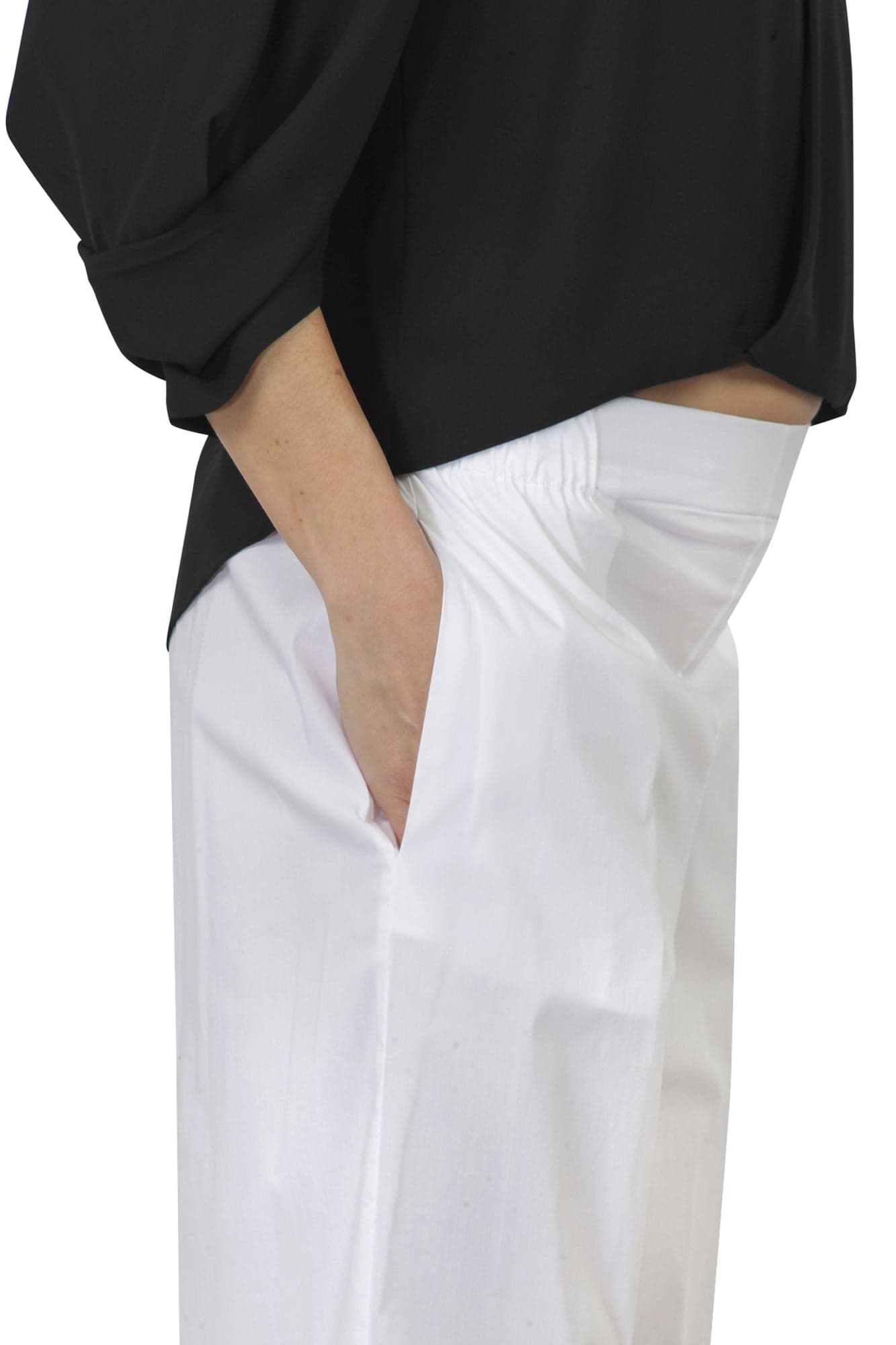 Liviana Conti - Pantalone - 450548 - Bianco da donna in Pantaloni Drestige - Casamassima, commercioVirtuoso.it