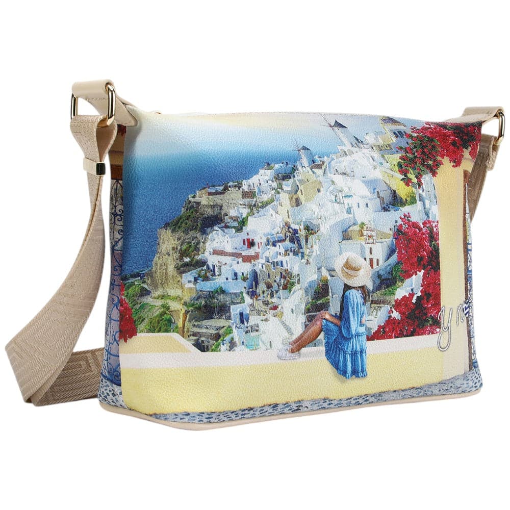 YNot borsa hobo easy stampa Greek Summer YES592S5 Borse YNot