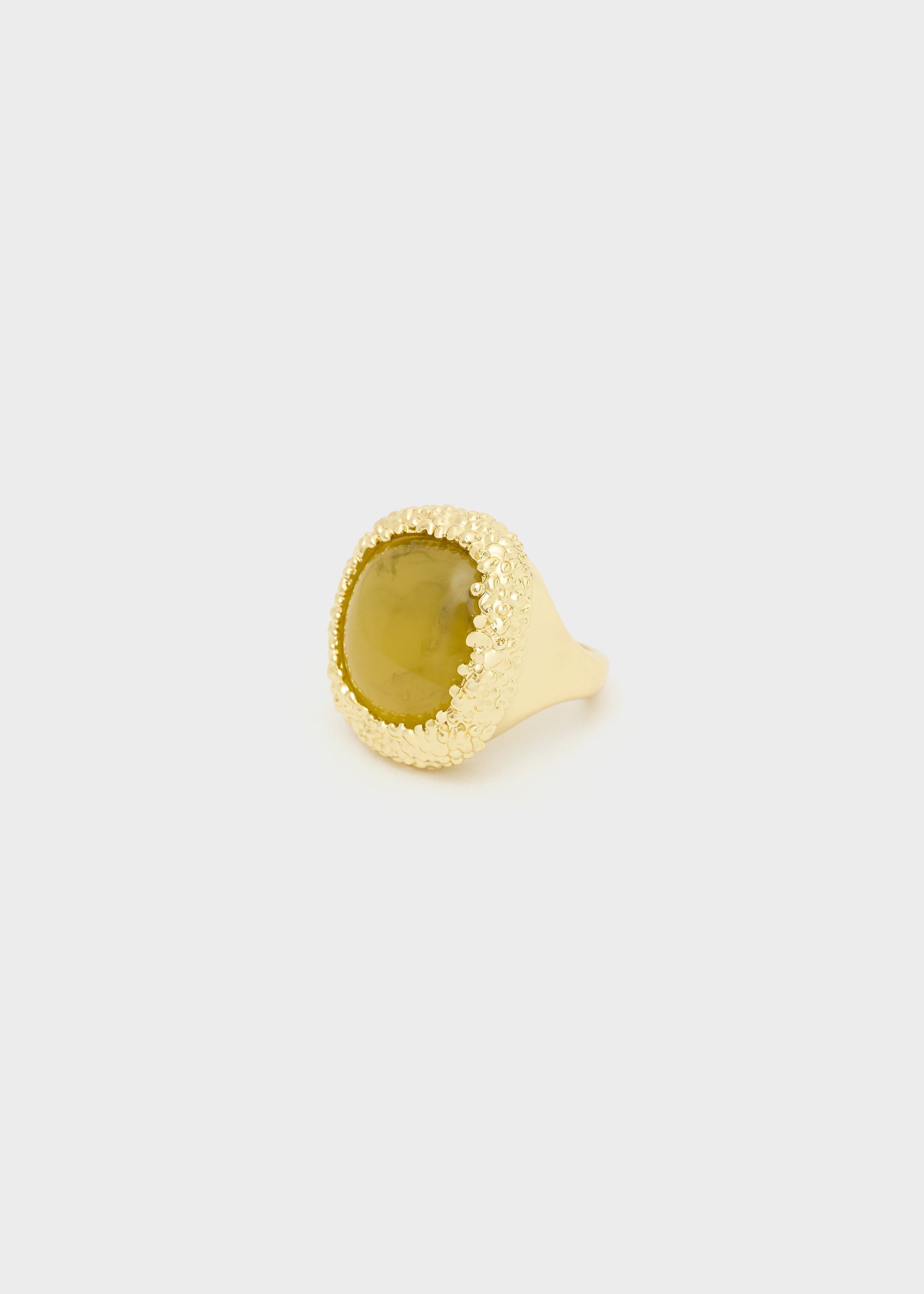 Anello antic big in resinaverde e oro in Cinture Kanal 32 - Santa Maria di Licodia, commercioVirtuoso.it