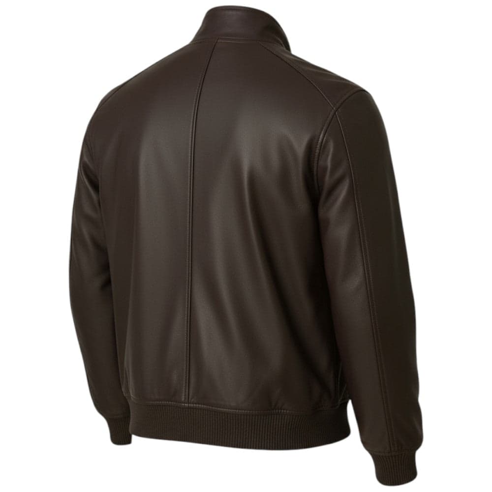 Markup giacca bomber marrone in ecopelle MK24005 in Giacche Prodotti di Classe - Nocera Superiore, commercioVirtuoso.it