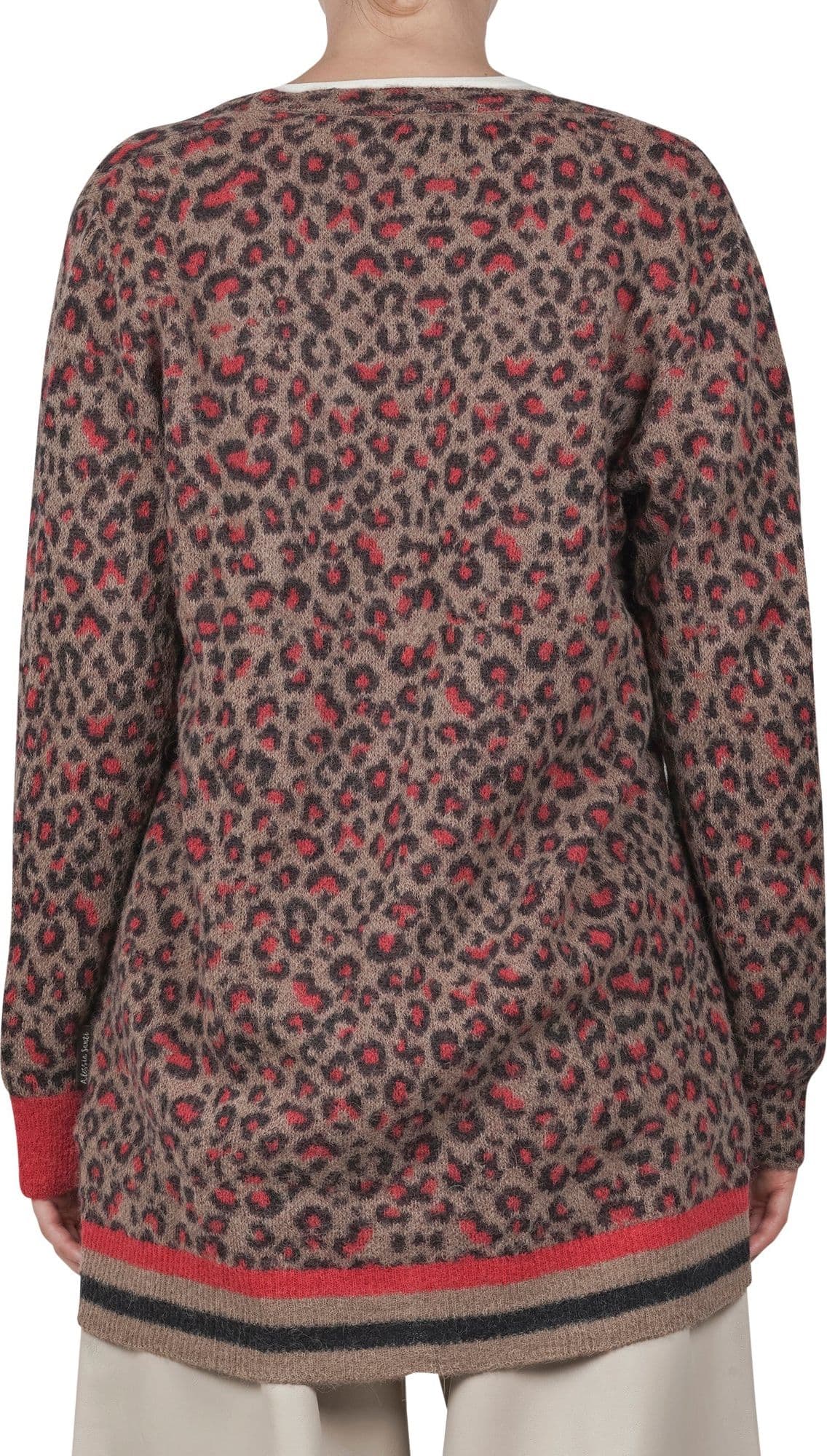 ALESSIA SANTI Alessia Santi - Cardigan - 460329 - Beige/Rosso da donna in Cardigan Drestige - Casamassima, commercioVirtuoso.it