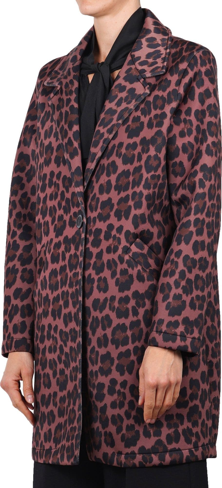 LA FEMME BLANCHE La Femme Blanche - Cappotto - 461507 - Nero/Marrone da donna in Cappotti Drestige - Casamassima, commercioVirtuoso.it