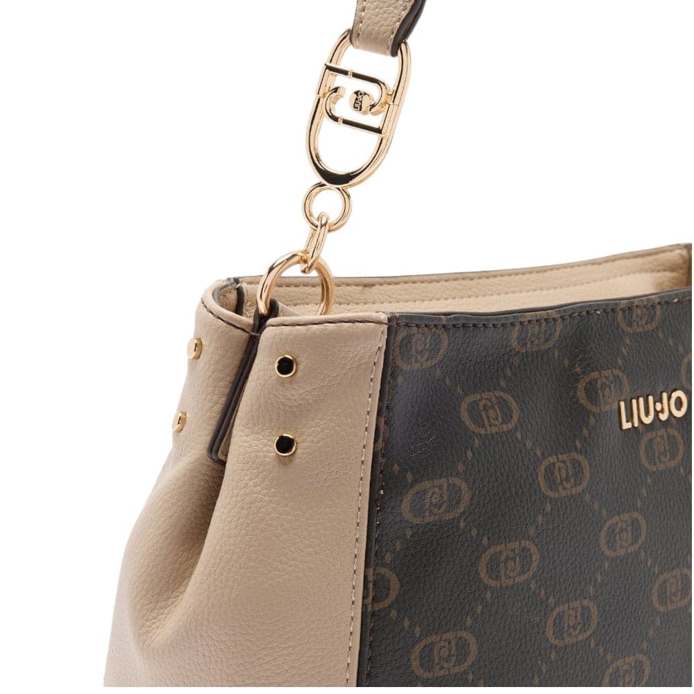 Liu Jo borsa a spalla crossbody beige AF5116E0053-51308 in Borse a spalla Prodotti di Classe - Nocera Superiore, commercioVirtuoso.it