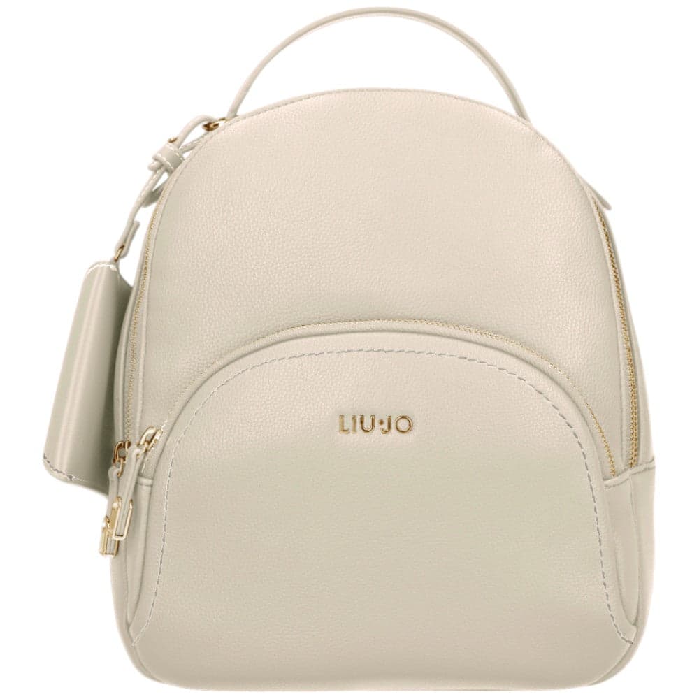 Liu Jo zaino crema con pochette linea Manhattan AA5157E0058