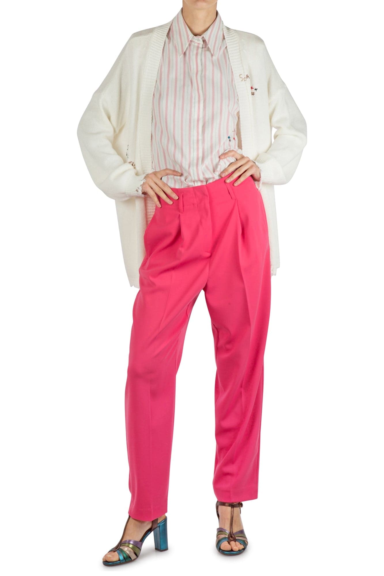 SO ALLURE So Allure - Pantalone - 371256 - Rosa da donna in Pantaloni Drestige - Casamassima, commercioVirtuoso.it