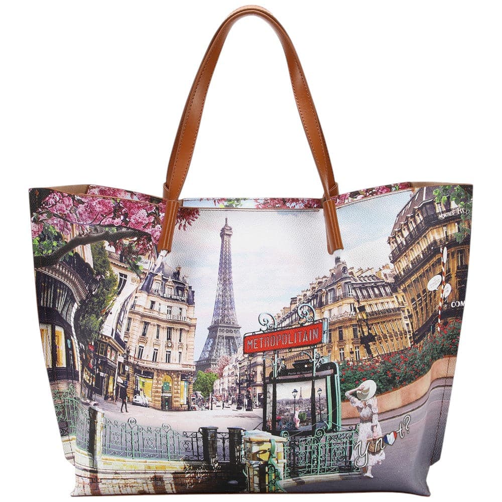 YNot shopping bag large stampa Emily in Paris YES707S5