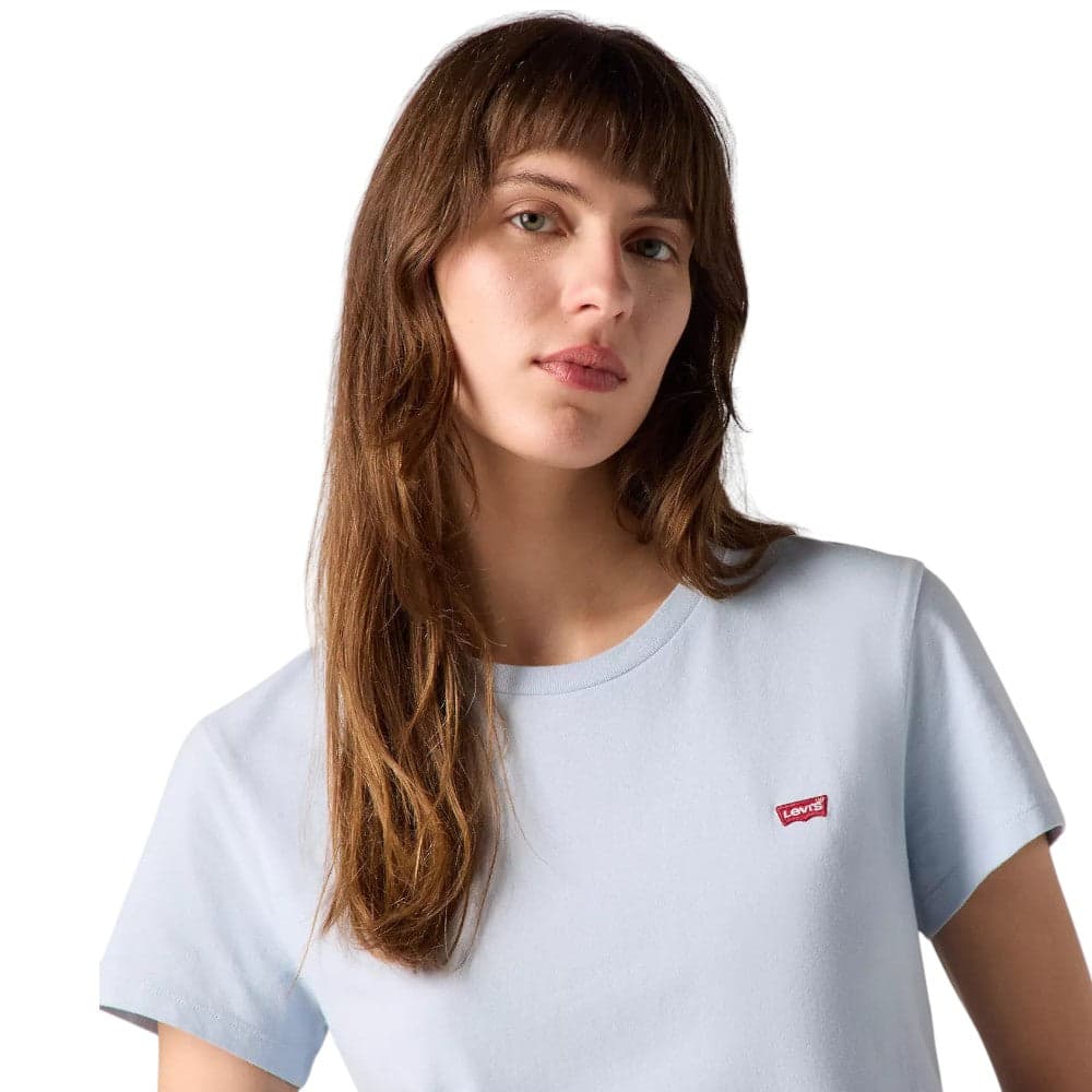 Levi's t-shirt celeste logo piccolo 391850361 T-shirt LEVI'S