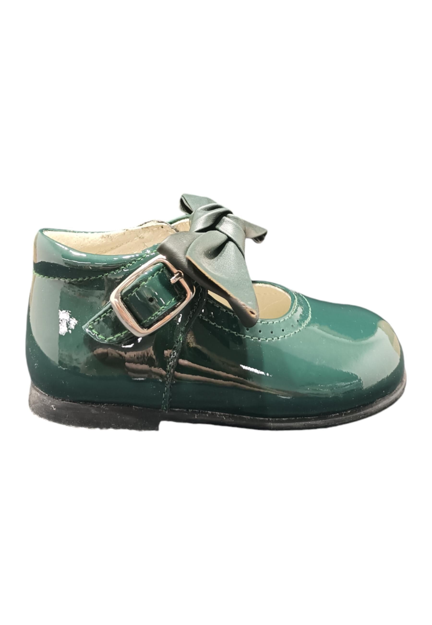 Ballerina primi passi Panyno B1528 verdone vernice fibbia fiocco estraibile - 6