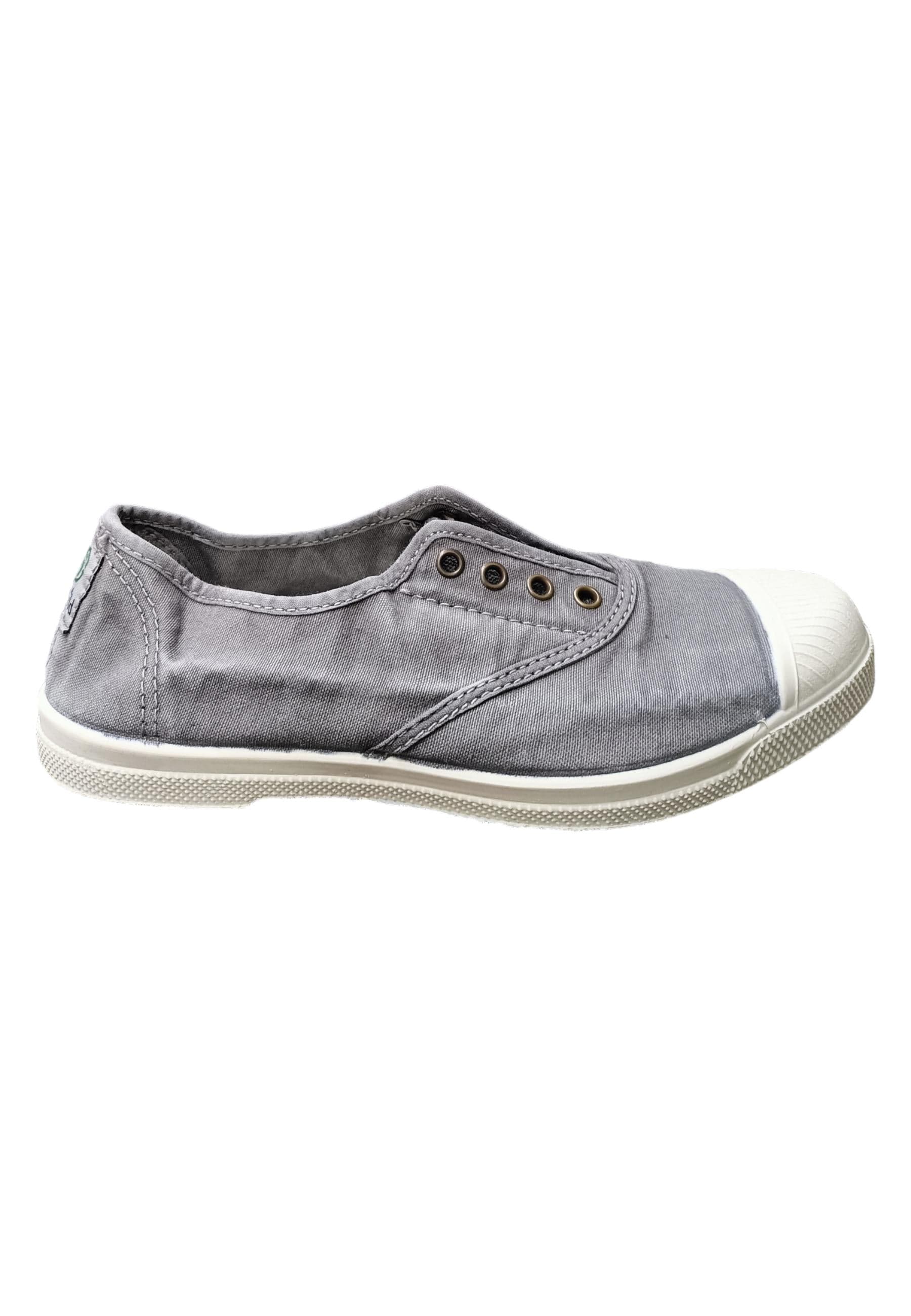 Scarpe sneakers Bambine e ragazze natural world 470  grigio elastico - 14