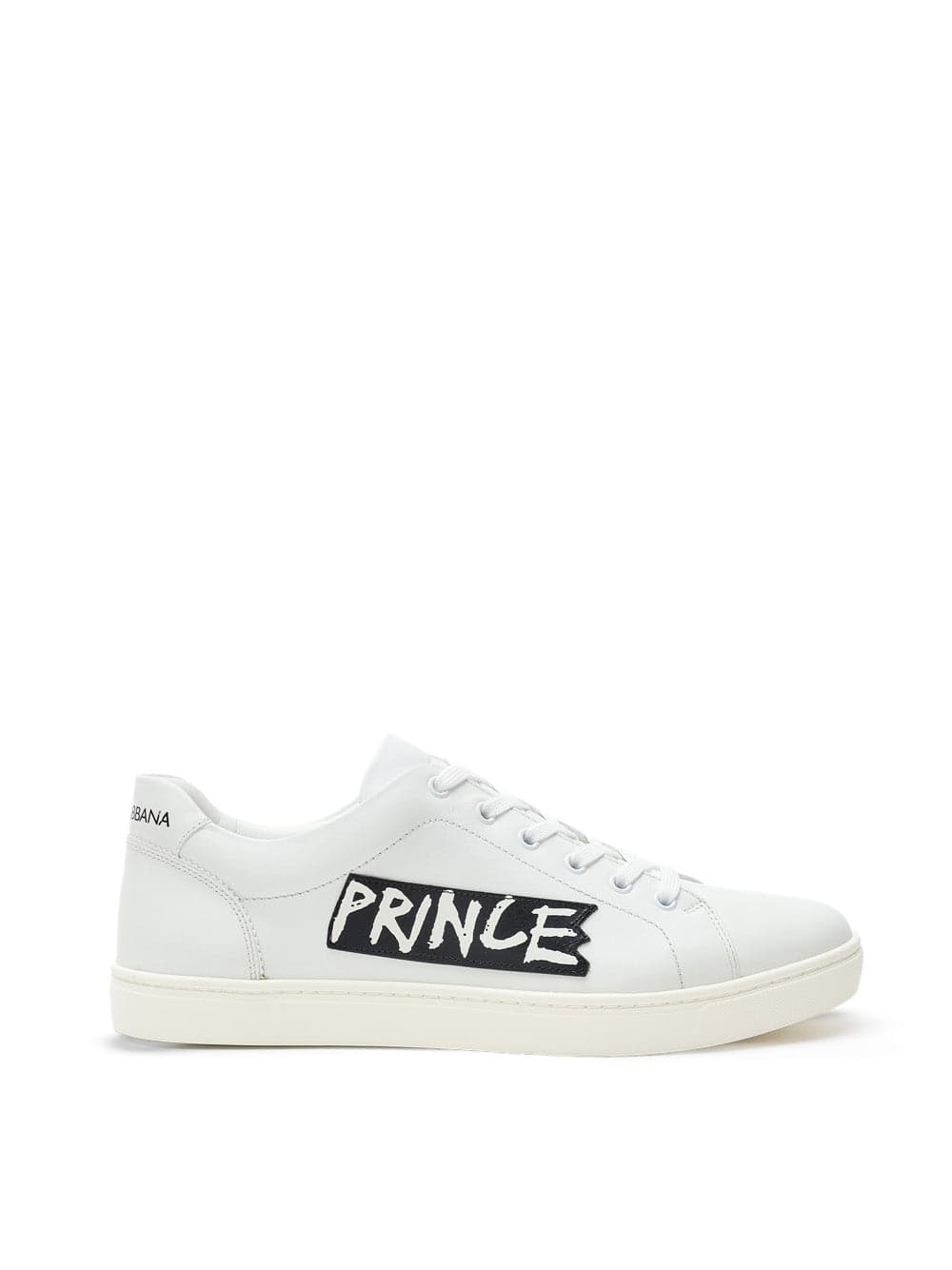 Dolce &amp; Gabbana Sneakers Bassa in Pelle Bianca 'Prince' da uomo in Sneaker casual Drestige - Casamassima, commercioVirtuoso.it