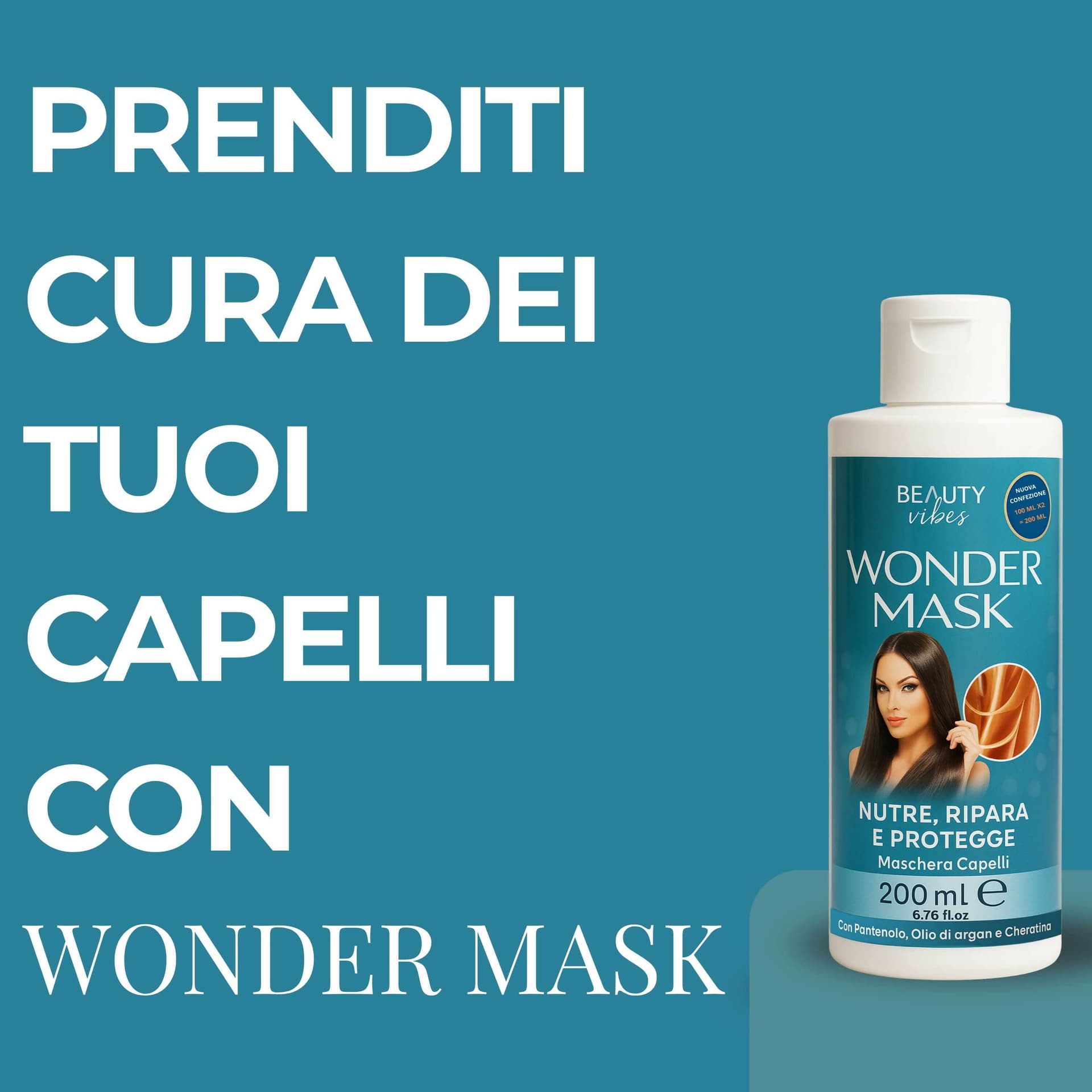 Wonder Mask Maschera Per Capelli Trattamento Professionale Capelli Secchi Nutriente Luminosi 200ml in Maschere per capelli BasketGuru Italia - Palermo, commercioVirtuoso.it