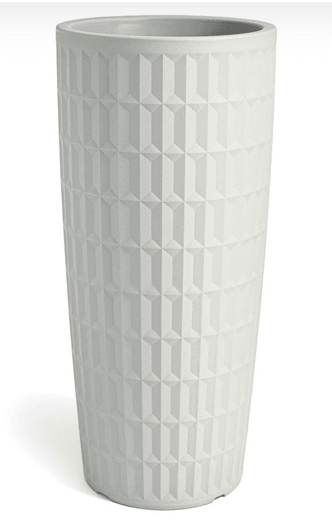 Cache Pot Tyle Rotondo 85cm Bianco