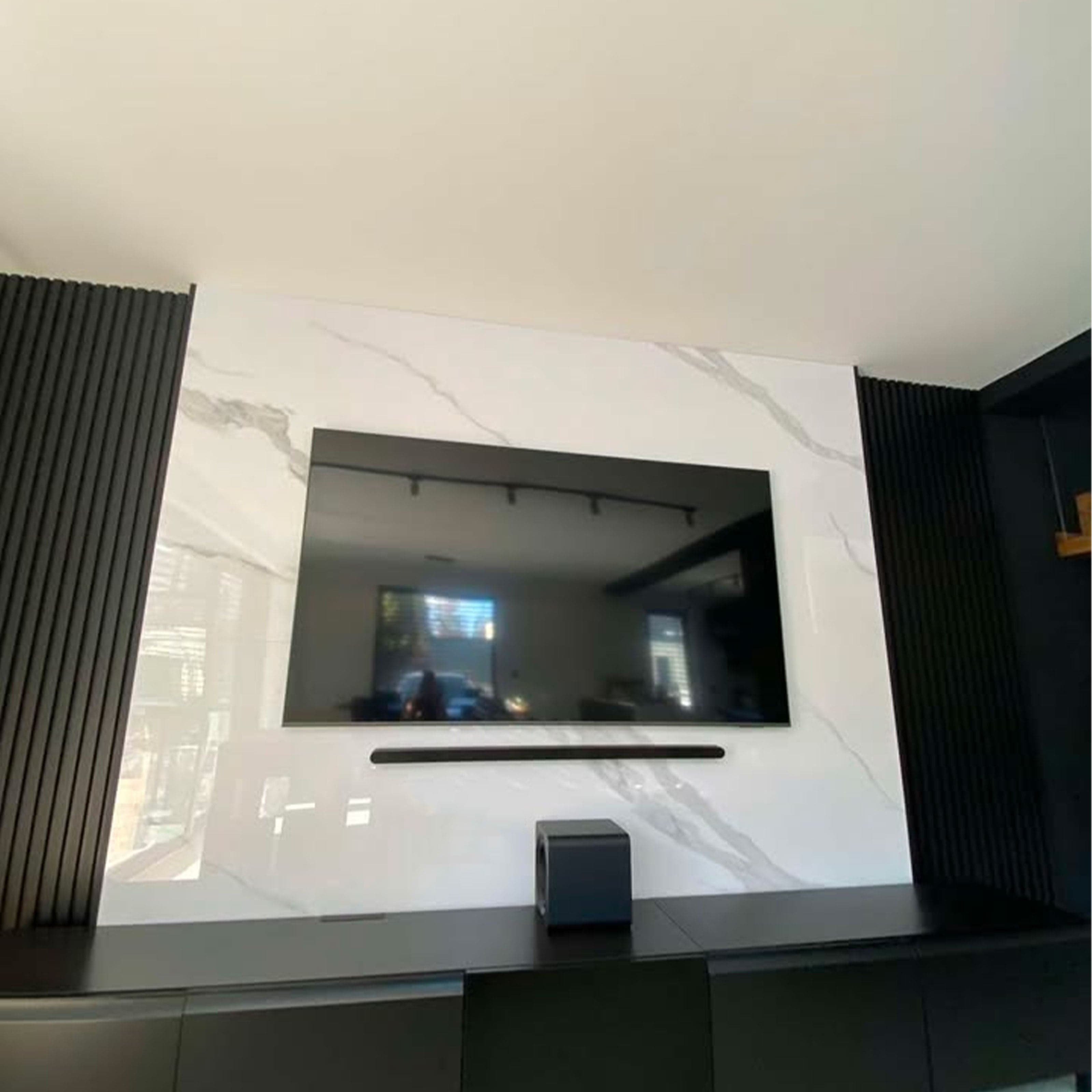 Pacco da n.4pz (12,32mq) Pannelli rivestimento in CARBONIO effetto Marmo lucido 2800x1100x4mm mod. CALACATTA WHITE - Eternal Parquet