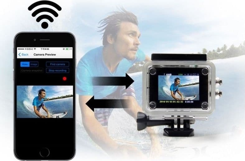 Action CAM 4K Subacquea 16MP WiFi + Telecomando (Colore AZZURRO) in Videocamere subacquee DFP Elettronica Store - Scafati, commercioVirtuoso.it