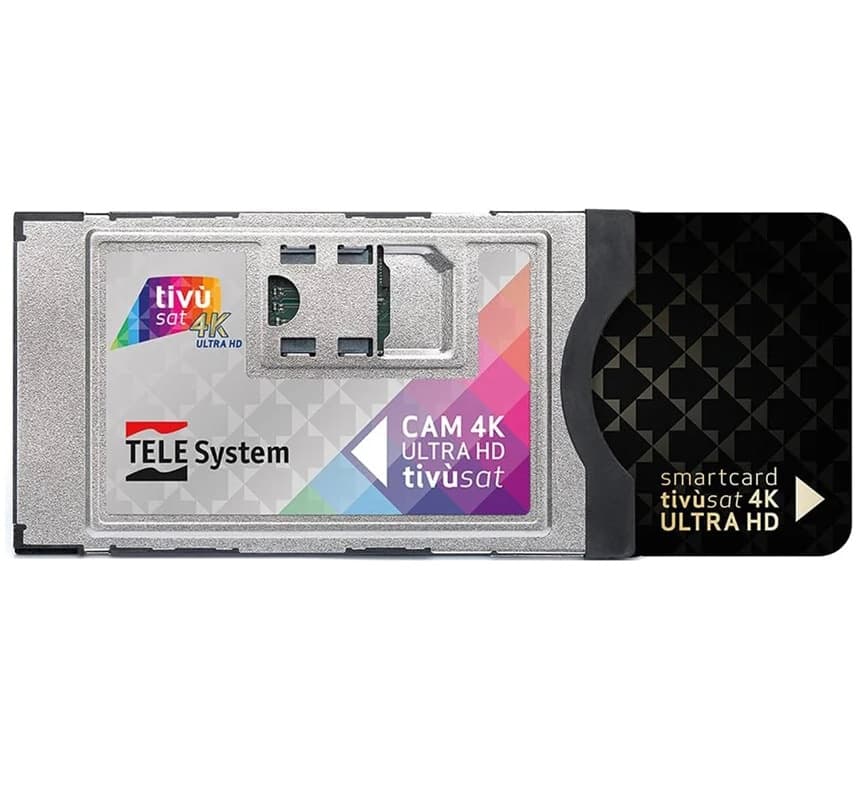 CAM Ci+ e Tessera Tivusat 4K ULTRA HD in Ricevitori digitale terrestre DFP Elettronica Store - Scafati, commercioVirtuoso.it