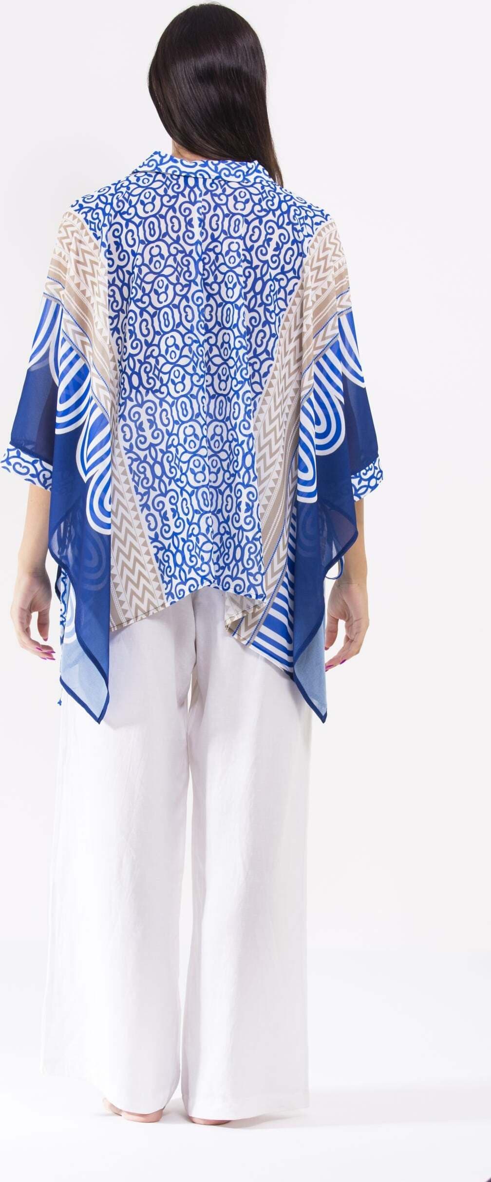 Camicia-poncho-Azul