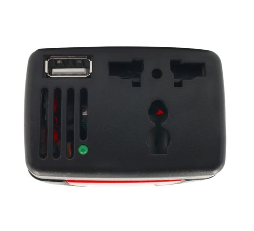 Inverter da auto DC 12V > AC 220V 150W + USB 5V in Invertitori di corrente DFP Elettronica Store - Scafati, commercioVirtuoso.it