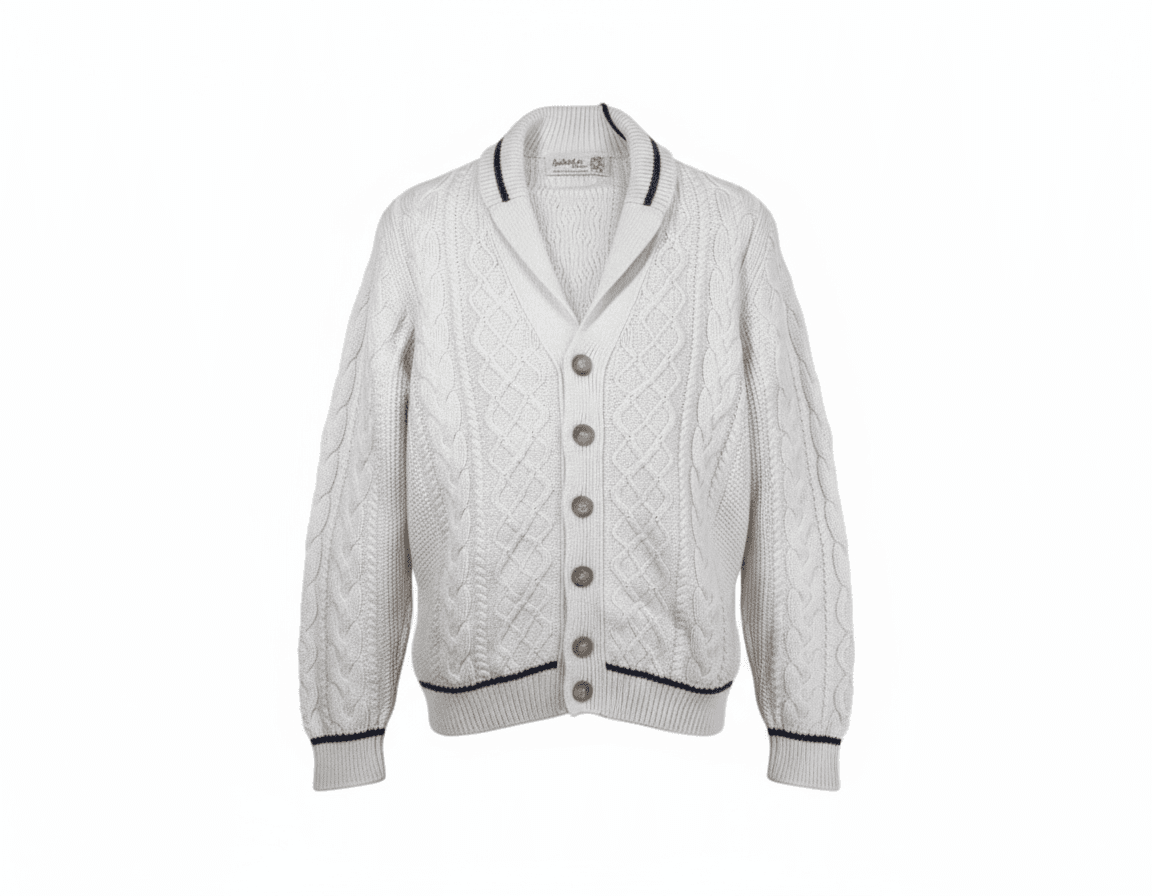 Cardigan Uomo Ballantyne Jaquard - Bottoni 100% Cotone Eleganza Italiana in Maglia Premium in Cardigan Couture - Sestu, commercioVirtuoso.it