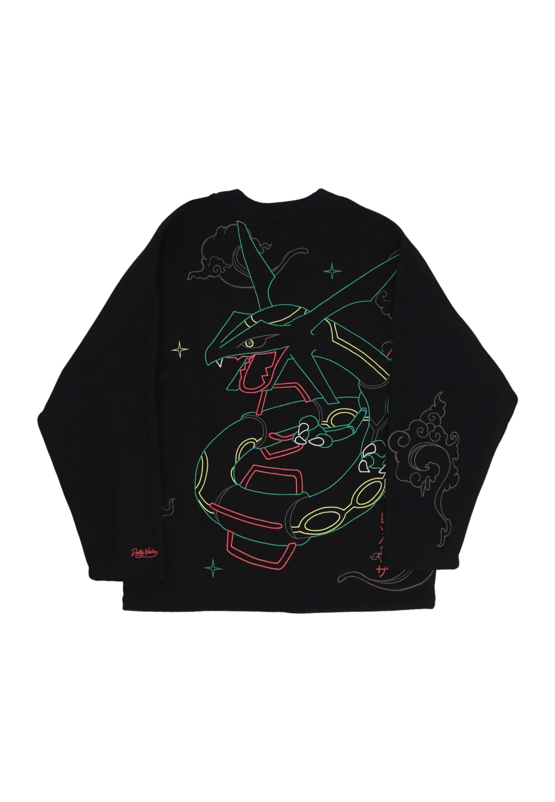 DOLLY NOIRE Cardigan Uomo Rayquaza Kimono Black da uomo in Cardigan Drestige - Casamassima, commercioVirtuoso.it