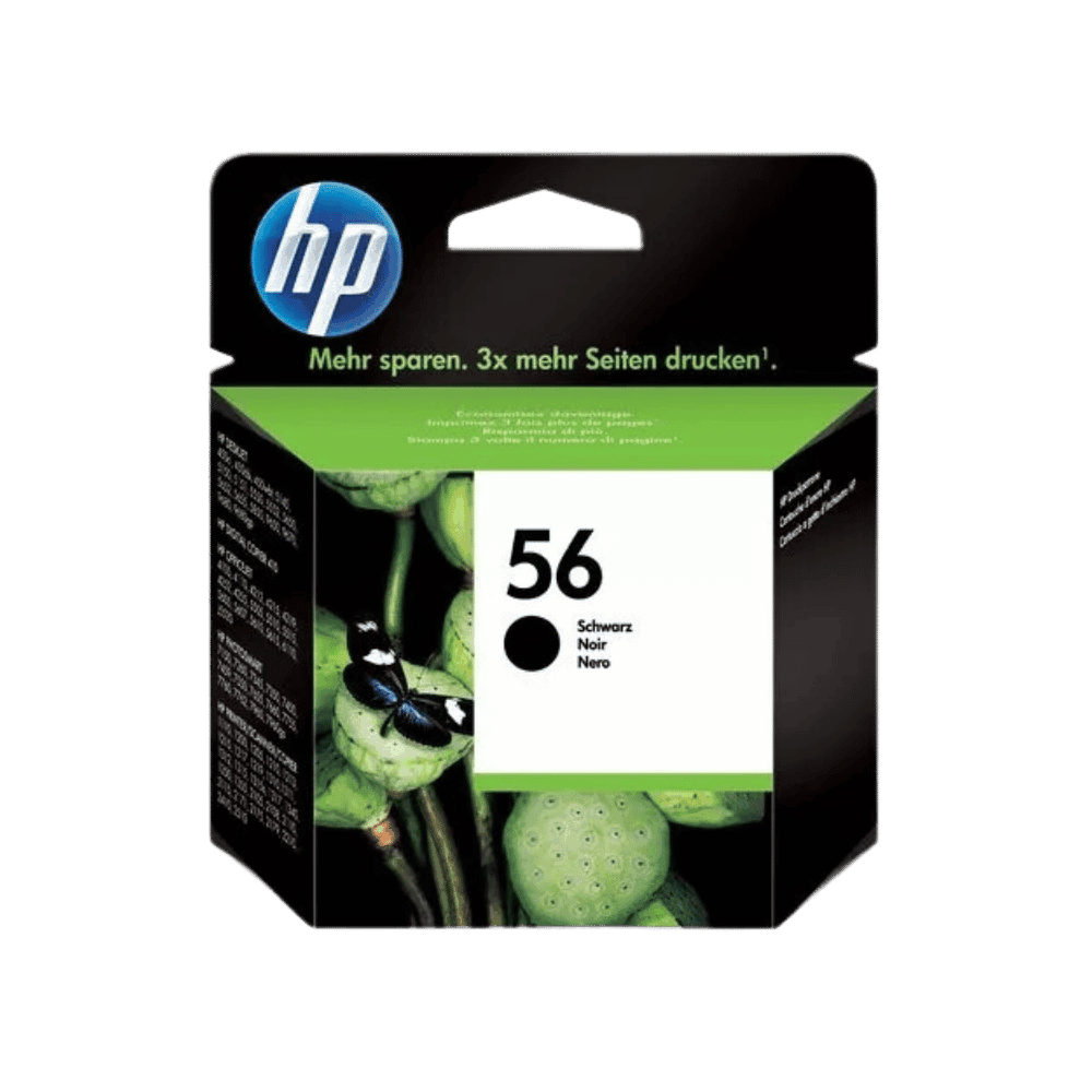 Hp Cartuccia D'Inchiostro Nero C6656Ae 56 520 Copie 19Ml Originale