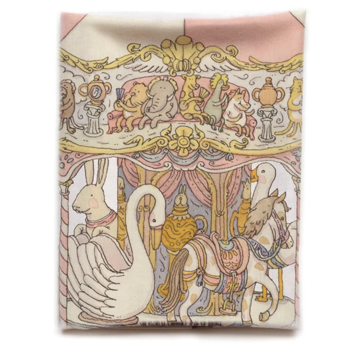 Coperta in Cashmere Atelier Choux Carousel Pink 100 cm x 80 cm in Coperte La Casa Del Bebè - Napoli, commercioVirtuoso.it