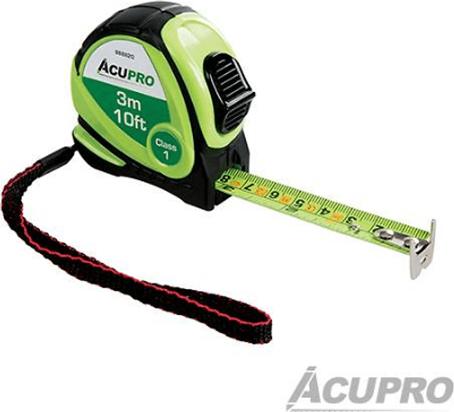 Metro flessometro  a nastro con Corpo in ABS ergonomico – 5 m x 25 mm – Silverline