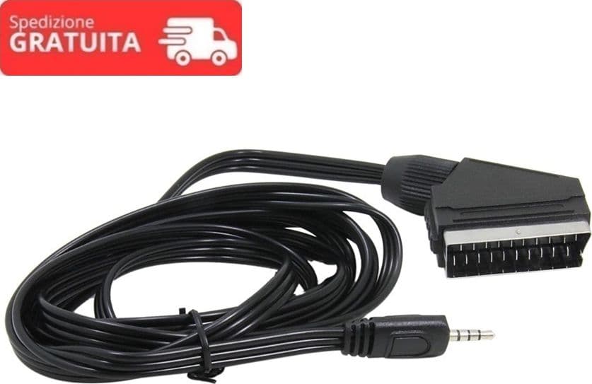 Cavo Audio Video da Jack 3.5 Maschio a Scart Schermato