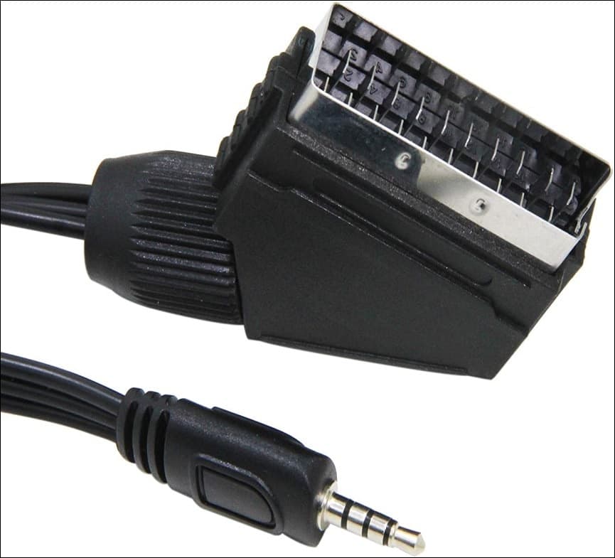 Cavo Audio Video da Jack 3.5 Maschio a Scart Schermato in Cavi Stereo Jack DFP Elettronica Store - Scafati, commercioVirtuoso.it