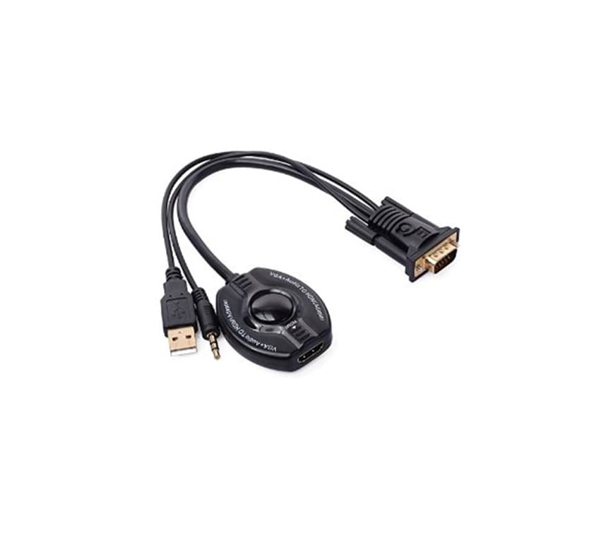 Cavo di conversione da VGA+Audio a HDMI