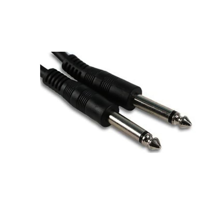 Cavo Audio Stereo Jack 6.3mm Maschio/Maschio  da 3 mt.
