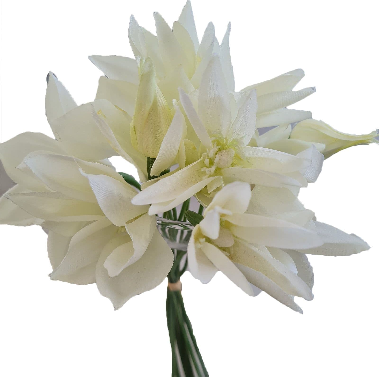 Fiore artificiale h 30 cm effetto realistico adatto per decorazioni interne ed esterne – Bianco – Edg Di Enzo De Gasperi