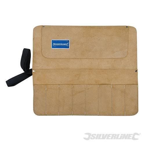 Borsa rotolo porta utensili scalpelli accessori 8 tasche Silverline