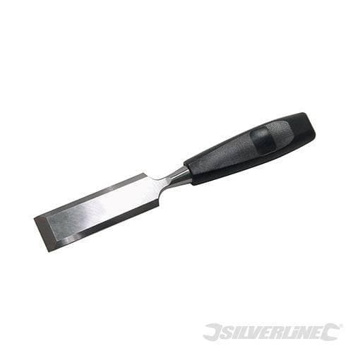 Scalpelli per legno in acciaio manico rivestito in plastica Silverline - 7