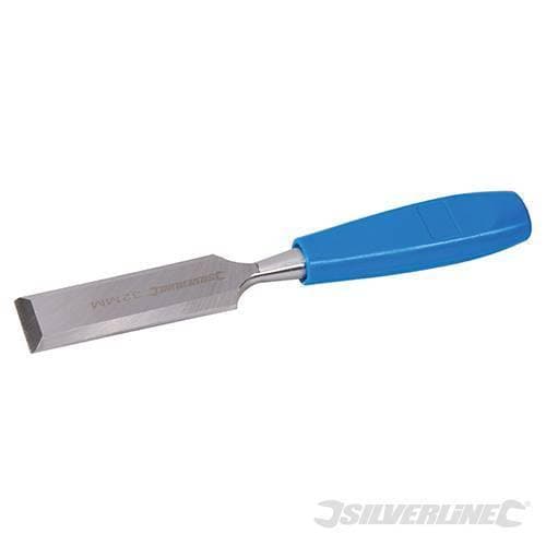 Scalpelli per legno in acciaio manico rivestito in plastica Silverline - 9