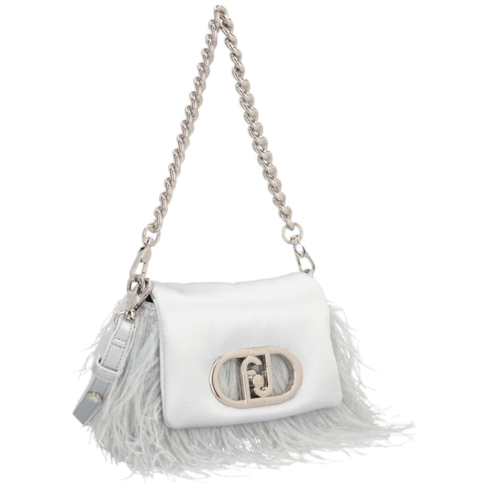 Liu Jo borsa a tracolla azzurro cielo con piume crossbody LaPuffy AA5269P0347 Borse Liu Jo