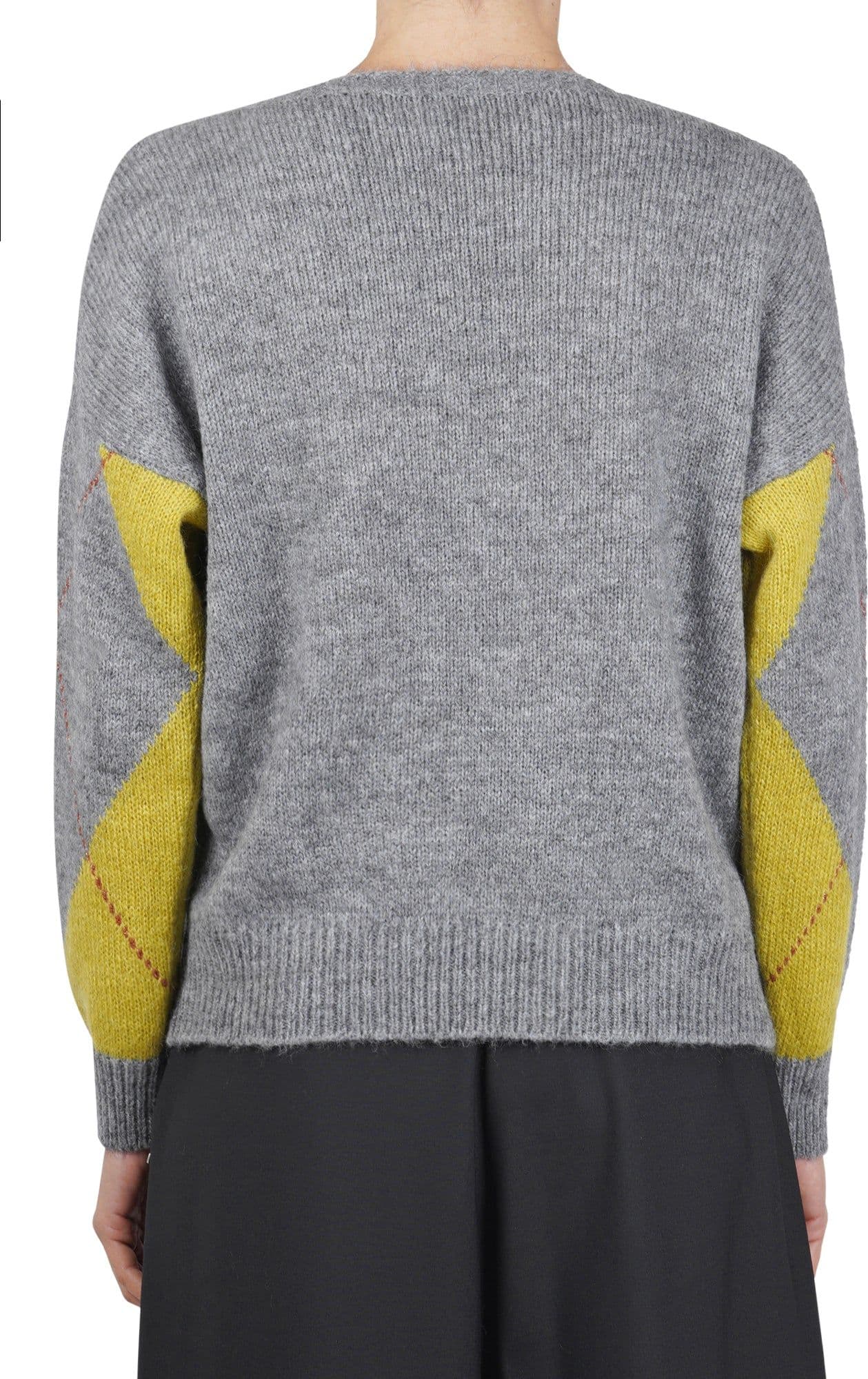 LA FEMME BLANCHE La Femme Blanche - Maglia - 461454 - Grigio/Giallo da donna in T-shirt Drestige - Casamassima, commercioVirtuoso.it