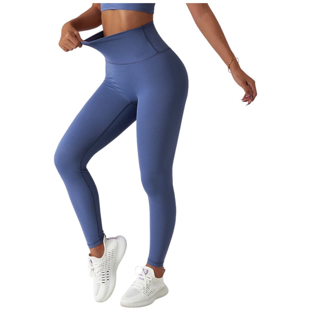 Sei G panta leggings blu elasticizzato fitnes SEIGS001 in Leggings Prodotti di Classe - Nocera Superiore, commercioVirtuoso.it
