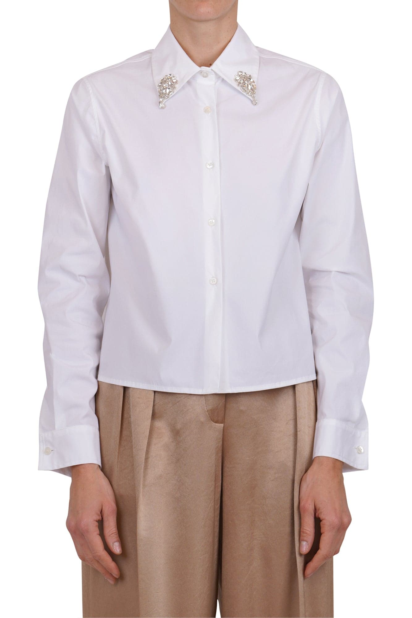 Liviana Conti - Camicia - 461684 - Bianco da donna in Bluse e camicie Drestige - Casamassima, commercioVirtuoso.it