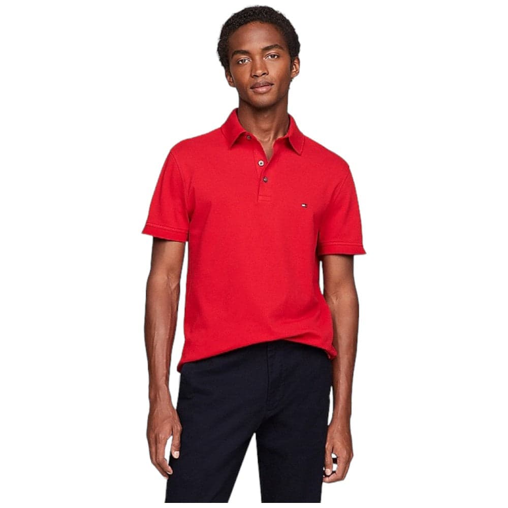 Tommy Hilfiger maglietta polo rossa TH 1985 MW0MW17771 T-shirt Tommy Hilfiger