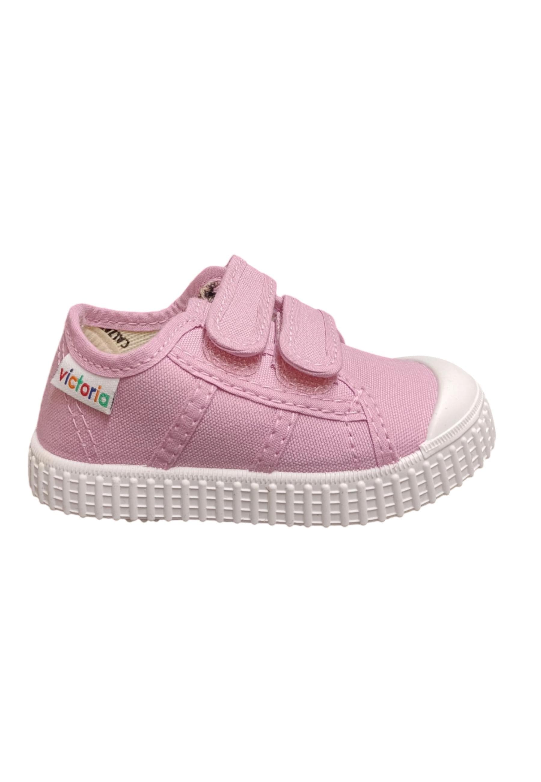 Scarpe sneakers Bambine e ragazze Victoria basket  rosa velcro - 6