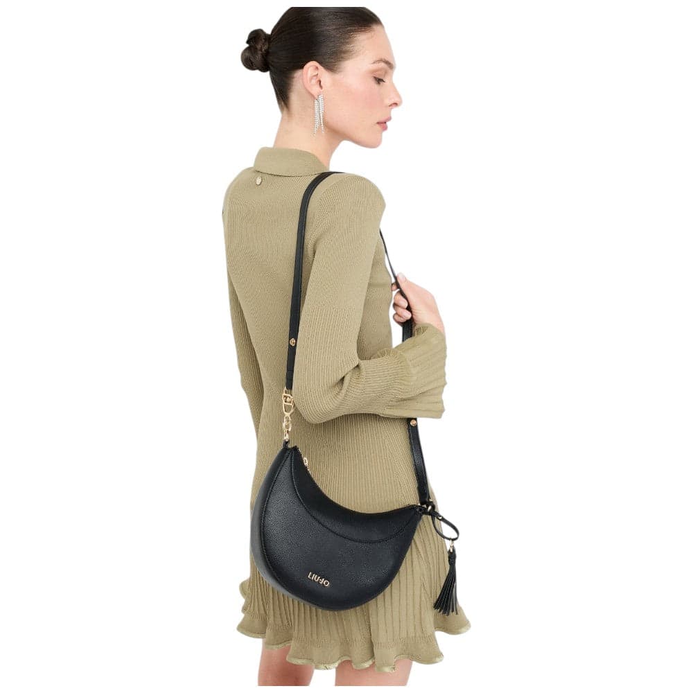 Liu Jo borsa a spalla hobo nera AF5251E0058-22222 in Borse a spalla Prodotti di Classe - Nocera Superiore, commercioVirtuoso.it