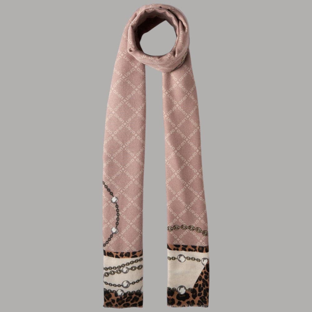 Liu Jo sciarpa beige animalier 70X180 2F5081T0300 in Sciarpe Prodotti di Classe - Nocera Superiore, commercioVirtuoso.it