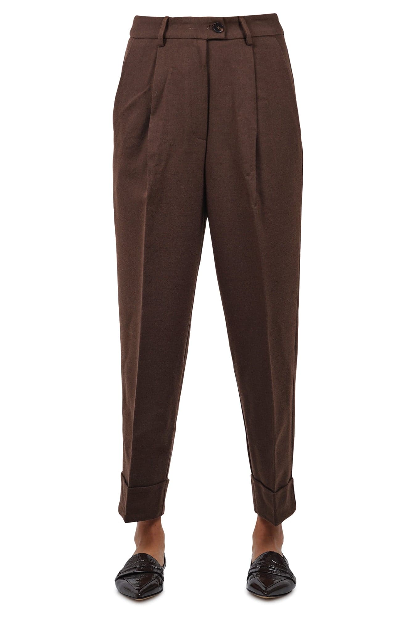 LA FEMME BLANCHE La Femme Blanche - Pantalone - 461494 - Marrone da donna in Pantaloni sportivi Drestige - Casamassima, commercioVirtuoso.it